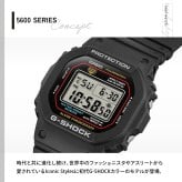 G-SHOCK デジタル カシオ Gショック CASIO 腕時計 メンズ DW-5600RL-1JF 初代G-SHOCK ブランドカラーモデル オールブラック