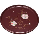 紀州塗 紀州塗 円華 １０寸 信貴丸盆 [26-0216-080] ２２０４０９４ プレミアムギフト 贈り物 お祝い ユリア樹脂 日本製 内祝い 出産内祝い 結婚内祝い 快気祝い 新築祝い お返し 贈り物 プレゼント ギフト