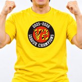 V2優勝記念 LEAGUE CHAMPIONS Tシャツ 2025-2026 カナリアイエロー/記念/応援/メンズ/レディース/半袖/サイズS～XL