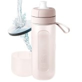 BRITA ブリタ ボトル型浄水器 アクティブ  0.6リットル  マイクロディスク( 浄水フィルター)3個入り 総ろ過水量:150 L  携帯型 浄水 ボトル サイズ：高さ23.5cm 直径7.5cm 重量:146 g 本体:中国  フィルター:ドイツ (カラー:3色)