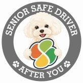 カーサイン 高齢者マーク SENIOR SAFE DRIVER マルプー ステッカー シール 直径13cm 肉球 日本製 車