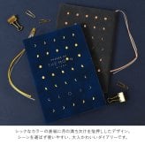 ダイアリー 手帳 2027 MATOKA マトカ 女性 ウィークリー ブロック 2026 10月始まり B6 かわいい おしゃれ 週間 月曜始まり エルコミューン マンスリー 日記帳 スケジュール帳 週間 月間 ブロック ワンポイント 月 ネイビー 黒 方眼 時間 予定 管理 見開き 1ヶ月 ビジネス