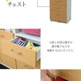 収納家具 ラック カウンター下 ジュニア 家具 セット 絵本棚 チェスト 高さ85 奥行35 絵本 引き出し 3段 動くおもちゃ箱 キャビネット キャスター リビング学習