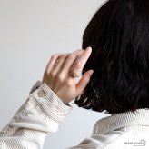 ステンレス ボヘミアンリング 3タイプ ジャスパー 18KGP ゴールド gold エスニック 太陽 オープンリング フリーサイズ レディース 女性 指輪 金属アレルギー対応