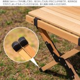 テーブル DIY 折りたたみ レジャー ウッド 62cm 木製 ロール ハイ アウトドア キャンプ バーベキュー ピクニック インテリア