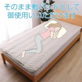 オールシーズン 快適睡眠 パッド 洗える アレルプルーフ 抗菌 消臭 アレル物質吸着 洗濯機OK 四隅ゴムバンド付き ズレにくい セミダブル 120×200cm