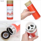 モンチッチ ステンレスボトル 300ml 133-001 133-002 水筒 定形外 送料無料 ギンガムチェック フェイス 保温保冷 結露防止  かわいい ギフト フェイス