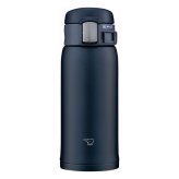 象印 ステンレスマグ ワンタッチ 360ml ネイビー マグボトル 広口 ワンタッチオープン 保温保冷 食洗機対応【北海道・沖縄県・離島 配送不可】