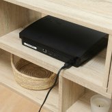 L字型伸縮TVボード オーク オーク・オークホワイト 2色展開 テレビ台 ローボード リビング収納 テレビボード おしゃれ シンプル 新生活 家具 インテリア 不二貿易