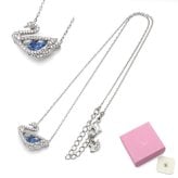 SWAROVSKI スワロフスキー ネックレス 5533397 Swan アクセサリー ブルー シルバー