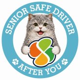 カーサイン 高齢者マーク SENIOR SAFE DRIVER セルカークレックス ステッカー シール 直径13cm 肉球 日本製 車