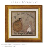 ユーパワー サムトフト イイものはイイ ST-04048 アートフレーム 絵 絵画 自転車 犬 イヌ dog sam toft