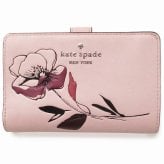 Kate spade ケイトスペード アウトレット  財布  フローラル ミディアム バイフォールド ウォレット