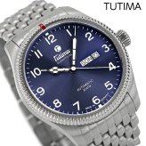 チュチマ グランド フリーガー 自動巻き 腕時計 ブランド メンズ TUTIMA TU-6102-06 アナログ ブルー