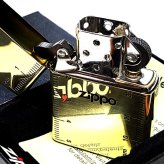 ZIPPO ライター おもしろ 定規 アンティークブラス 古美仕上げ ジッポ ロゴ ゴールド おしゃれ かっこいい メンズ ギフト プレゼント