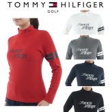 トミーヒルフィガー ゴルフ レディース 長袖 ニーラインモックシャツ TOMMY HILFIGER GOLF THLA670 2026年秋冬モデル お誕生日祝い お祝い 記念品 30代 40代 50代 60代 母の日 お母さん 還暦祝い 敬老の日 彼女 人気プレゼント プレゼント