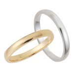 セミオーダー Lovers&Ring ペアリング 甲丸リング 内側に 誕生石が入る 刻印対応 10金  18金  プラチナ K10 K18 指輪 ペア リング お揃い レディース メンズ LSR0651PK-WG カップル 2個セット 名入れ 彼女 女性 彼氏 男性 妻 夫 指輪 誕生日プレゼント 記念日  結婚指輪 マリッジリング 人気 秋アクセ 秋ジュエリー ご褒美ジュエリー 彼女 ギフト