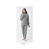 防寒インナー 上下 レディース 通販 パジャマインナー ルームウェア レディース肌着 綿100%インナー タートルネックインナー ハイネックインナー 上下セット 12分袖 12分丈 秋冬用 部屋着 コットンインナー おやすみインナー シニア 婦人肌着 入院着