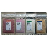 フレーバーソルト ワイン塩 酒粕塩 4種セット 調味料 ギフト プレゼント 国産 赤ワイン ロゼ 白ワイン 天ぷら ステーキ 肉 魚 仕上げ 塩 お取り寄せ グルメ