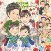 結婚10周年のお祝いに、飾って楽しめる似顔絵をお届けします。 似顔絵 結婚記念日 ギフト 名入れ 贈り物 プレゼント 手描き 結婚10周年 お祝い 記念 周年記念 ご両親 家族 夫婦 名入れ 下書き確認 修正無料 一生もの 親孝行 似てる サプライズ 宝物 記念日 10周年 一生もの 感謝 メモリアルギフト お祝いの品 還暦祝い 初任給 米寿祝い バレンタインデー 卒寿祝い ハロウィン 百寿祝い
