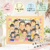 似顔絵 贈り物 ルビー婚式 名入れ 手描き プレゼント ギフト ルビー婚式 記念日 結婚記念日 結婚40周年 お祝い 大人数 お父さん ご夫婦 家族 夫婦 両親 下書き確認 修正無料 名入れ そっくり サプライズ 一生もの 親孝行 思い出 40周年 感謝 記念 披露宴 同窓会 オリジナル ハロウィン 喜ばれる 快気祝い クリスマス 感激 闘病中の方への励まし
