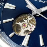 シチズン コレクション メカニカル 自動巻き 腕時計 ブランド メンズ オープンハート CITIZEN COLLECTION NH9150-52L アナログ ブルー
