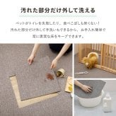 ラグ カーペット 【20枚組】タイル 置くだけ 滑り止め グリップタイル セットあり ペット 子供 キズ防止 滑りにくい 自分でカットできる 洗える フリーカット 敷き詰め 厚手 オールシーズン 春夏秋冬用 約40×40cm
