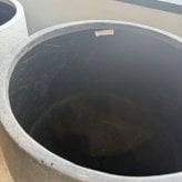鉢カバー おしゃれ 大型 15号 11号 M S サイズ 植木鉢 KONTON コントン ループス イグニアス 丸型 ラウンド ファイバーストーン 軽量 室内 屋内 高級 北欧 モダン ナチュラル 観葉植物用 サボテン 多肉植物 特大 玄関 プランター 底穴なし オフホワイト チャコール