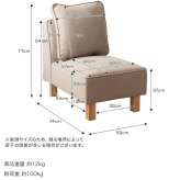1人掛けソファ 1人掛け ロー フロア ユニット チェア 椅子 ファブリック 1P 一人用 単品 低め ひとりがけ 小さめ リビング ダイニング 一人暮らし 幅50 組み合わせ 左右対応 肘なし アームレス 一人掛けソファ 1Pソファ パーソナルソファ