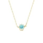 【無料ラッピング】  ヨンドシー 4℃ EAU DOUCE４℃ Summer Collection K10イエローゴールド ネックレス ジルコン ペリドット ブランド 正規品 新品 ギフト プレゼント 人気 おすすめ 誕生日 記念日 クリスマス 送料無料