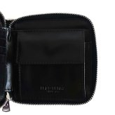 フレッドペリー FRED PERRY Classic Zip Around Wallet ラウンドファスナー財布 二つ折り財布 二折財布 l1195-d57 ユニセックス Black Ecru