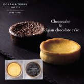 濃厚チーズケーキ＆ベルギーショコラケーキ 〈AS119〉 オーシャンテール スイーツ OCEAN&TERRE スウィーツ 出産内祝い 結婚内祝い 新築内祝い 結婚式 菓子折り 手土産 お菓子 otsv6