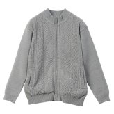 シニアファッション メンズ 80代 70代 60代 90代 秋冬 あったか 防寒 ケーブルニット×裏フリース ジップアップジャケット おじいちゃん 服 誕生日 プレゼント 紳士服 アウター ジャンパー 男性 祖父 お年寄り 老人 高齢者 ギフト（cdk-mo1-654700）