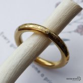 ステンレス 福リング 色んな字体 文字 刻印 甲丸リング ゴールド 指輪 プチプラ 高見え ユニーク 縁起 レディース 女性 金属アレルギー対応