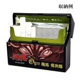 加熱式タバコ対応 刃牙道 マルチハードケース 花山薫 範馬勇次郎 シガレットケース アニメ かっこいい ブラック おしゃれ たばこ 黒 電子タバコケース カートリッジ 小物入れ メンズ バキ キャラクターデザイン