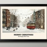 日本製 メリー クリスマス Xmas Christmas サンタクロース ビンテージイラスト A3 サイズ ポスター アート おしゃれ 絵画 インテリア 北欧 イラスト マット紙 艶消し アートパネル 額 フレーム デザイン 壁掛け ギフト 新築祝い ディスプレイ  速達 送料無料