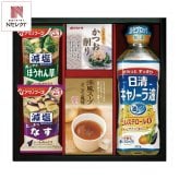 日清キャノーラ油 アマノフーズ バラエティ ギフトセット 計5点入 調味料 みそ汁 詰め合わせ かつおパック【北海道・沖縄県・離島 配送不可】