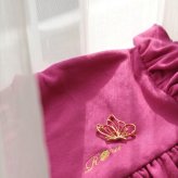 Rora ワンピース 通販 フリルワンピース キッズワンピース 長袖ワンピース お出掛け かわいい 通園通学用 小学校低学年 お出かけ着 セミフォーマル 春秋冬用 かわいい子供服 おしゃれ 女の子 女の子用 発表会