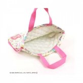 サンリオ キャラクターズ キルトナップサック 体操服入れ ナップザック 巾着袋 バッグ 女の子 小学生 通学 入園 入学 準備 キルティング ランドセル上から背負える 可愛い サンリオ正規ライセンス品