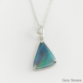 上質 ブラックオパール ネックレス 1.080ct ダイヤモンド プラチナ Pt900 ペンダント シンプル エレガント 上品 レディース 宝石 ダイヤ 一粒 一石 ジュエリー 10月 誕生石 プレゼント