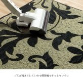 夏ラグ 夏用カーペット 玄関マット 花柄 高級感 室内 おしゃれ 玄関 マット い草ラグ 日本製 抗菌防臭 国産 滑り止め い草 約60×90cm