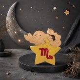 国産ヒノキ 星座の組み木｜蠍座 ♏｜10/24〜11/22生まれ｜木製インテリア・誕生日プレゼント