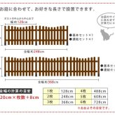 ガーデン エクステリア ピケットフェンスＵ型基本セット 平地用 フェンス 木製フェンス ピケフェンス 天然木製 ガーデニング 枠 柵 仕切り 目隠し 境目 クラシカル アンティーク トレリス ベランダ つる 薔薇 バラ 朝顔 園芸 ラティス 新生活
