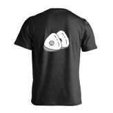 バレーボール Tシャツ 半袖 メンズ ウェア レディース 練習着 ジュニア ドライ おもしろ tシャツ 速乾 名入れ スポーツ 女子 男子 チーム おしゃれ 文字入れ 「おにぎりinバレーボール」 アートワークスコウベ 【送料無料】