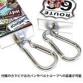 携帯灰皿 ルート66 カラビナ付き セクシー ナンバープレート スライド式 ポータブルアッシュトレイ ROUTE66 たばこ 吸い殻入れ かっこいい キーホルダー アメリカン 雑貨 持ち運び 便利 コンパクト おしゃれ メンズ ギフト プレゼント