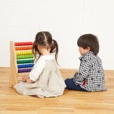 知育玩具 木製そろばん レインボーアバカス 10段のカラフルおもちゃ 3歳 木製 男の子 女の子