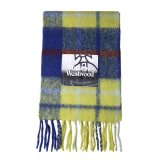 ヴィヴィアンウエストウッド VIVIENNE WESTWOOD マフラー CHUNKY SCARF 8103014F-W00ZJ-K410-NAVYBLUE ユニセックス ネイビーブルー