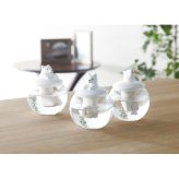 【直送】ドーム型加湿器 アニマル [26-0254-119] ネコ 卓上加湿器 陶器製 自然気化式 エコ加湿器 ぷかぷか 癒やし インテリア 贈り物 ギフト