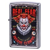 【名入れ】送料無料 zippo ジッポーライター USオリジナルZIPPO 2025 ピエロ柄 INSANE CLOWNS ストリートクローム プリント加工 個性的 ホラー 狂気 おしゃれ ギフト プレゼント[zZ207-125618]
