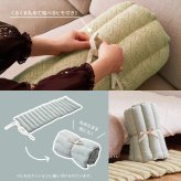 ベッド 寝具 インド綿 ロングクッション アルト 約43×120cm 長座布団 ごろ寝クッション コットン100％ ひも付き